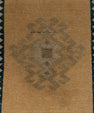 Turkish Mini Rug Oriental Hand Knotted Vintage Rug 1'6" x 2'9" #21219
