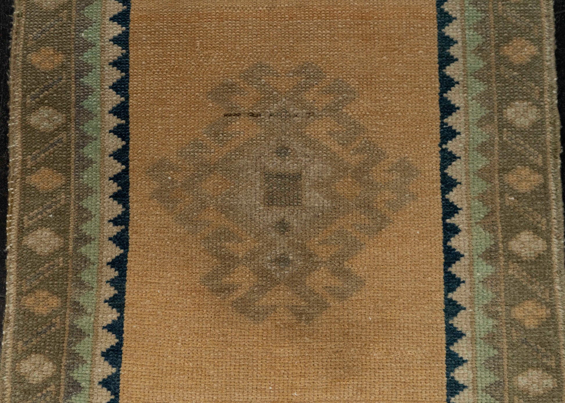 Turkish Mini Rug Oriental Hand Knotted Vintage Rug 1'6" x 2'9" #21219
