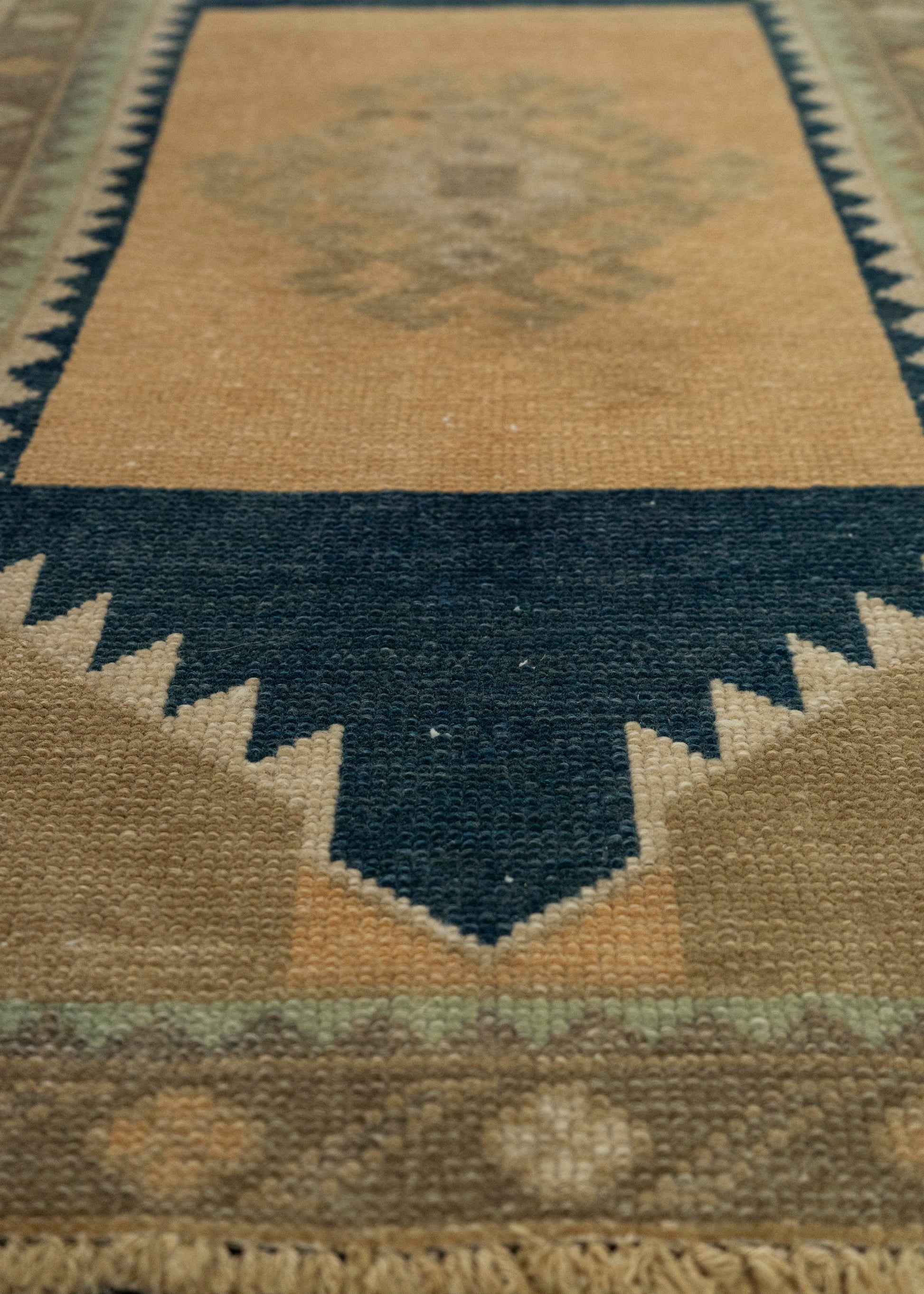 Turkish Mini Rug Oriental Hand Knotted Vintage Rug 1'6" x 2'9" #21219