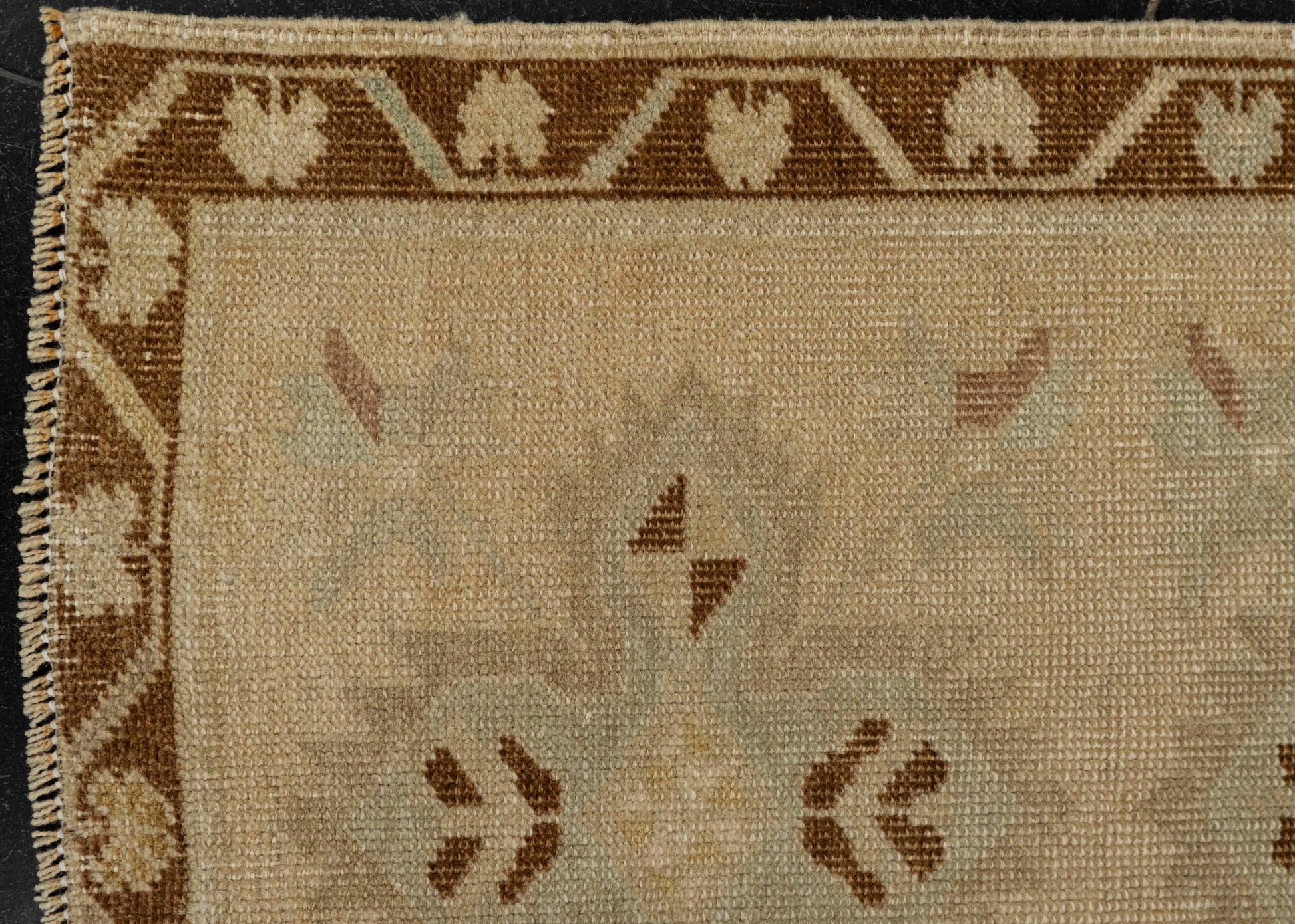 Turkish Mini Rug Oriental Hand Knotted Vintage Rug 1'9" x 3'1" #21283