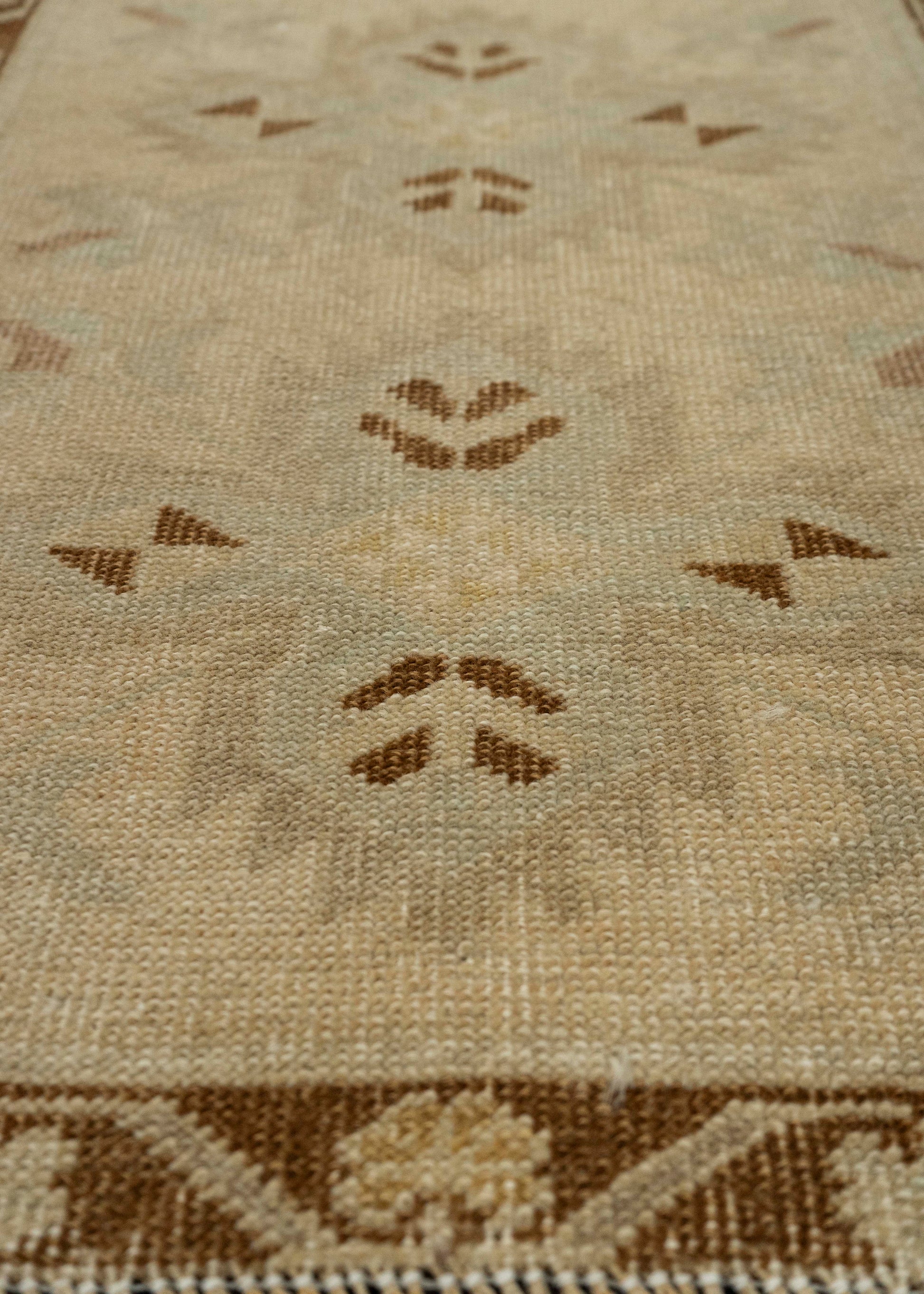 Turkish Mini Rug Oriental Hand Knotted Vintage Rug 1'9" x 3'1" #21283
