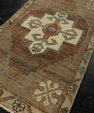 Turkish Mini Rug Oriental Hand Knotted Vintage Rug 1'7" x 2'11" #21274