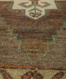 Turkish Mini Rug Oriental Hand Knotted Vintage Rug 1'7" x 2'11" #21274