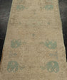 Turkish Mini Rug Oriental Hand Knotted Vintage Rug 1'7" x 3'5" #21279