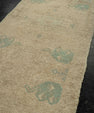 Turkish Mini Rug Oriental Hand Knotted Vintage Rug 1'7" x 3'5" #21279