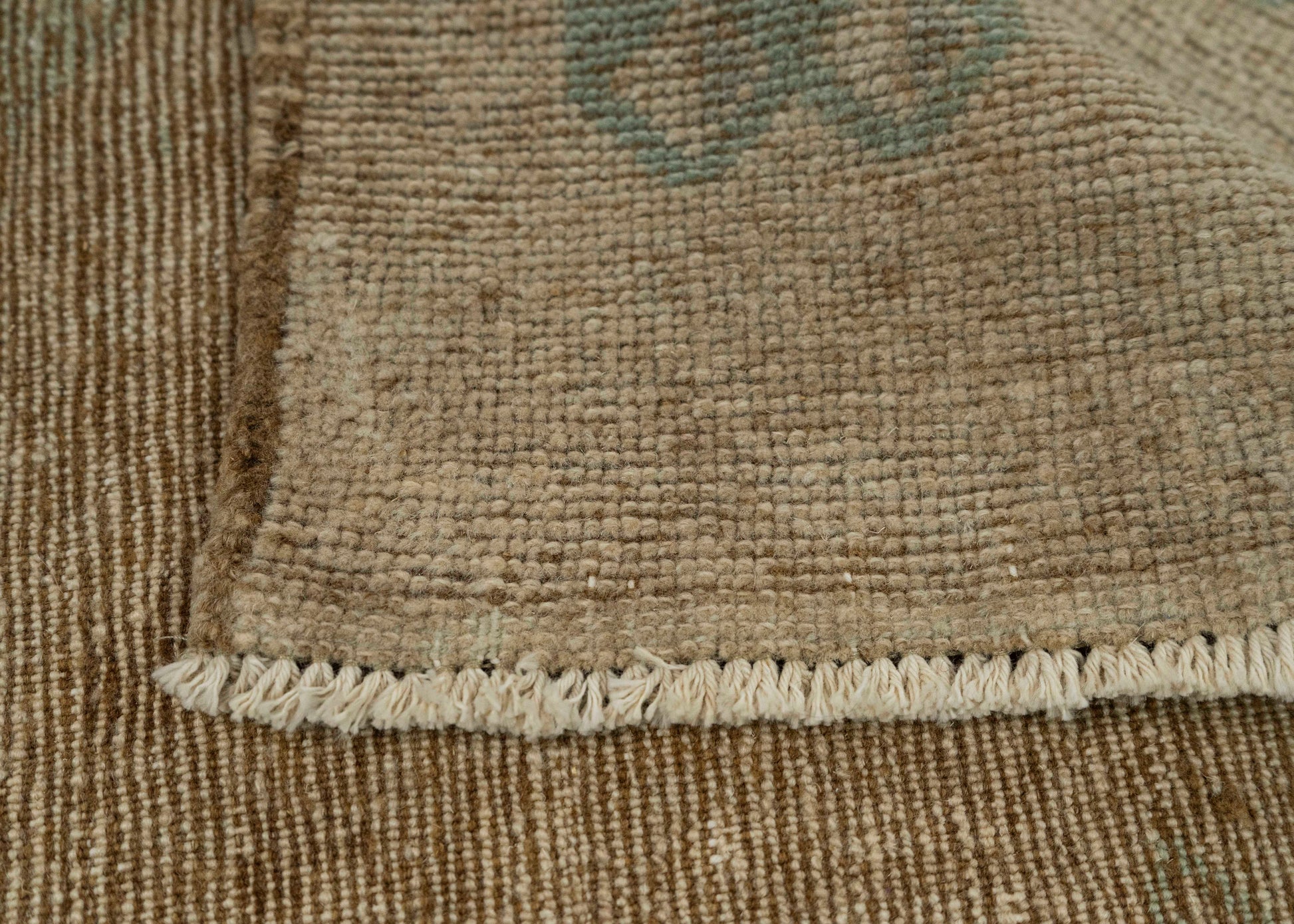 Turkish Mini Rug Oriental Hand Knotted Vintage Rug 1'7" x 3'5" #21279