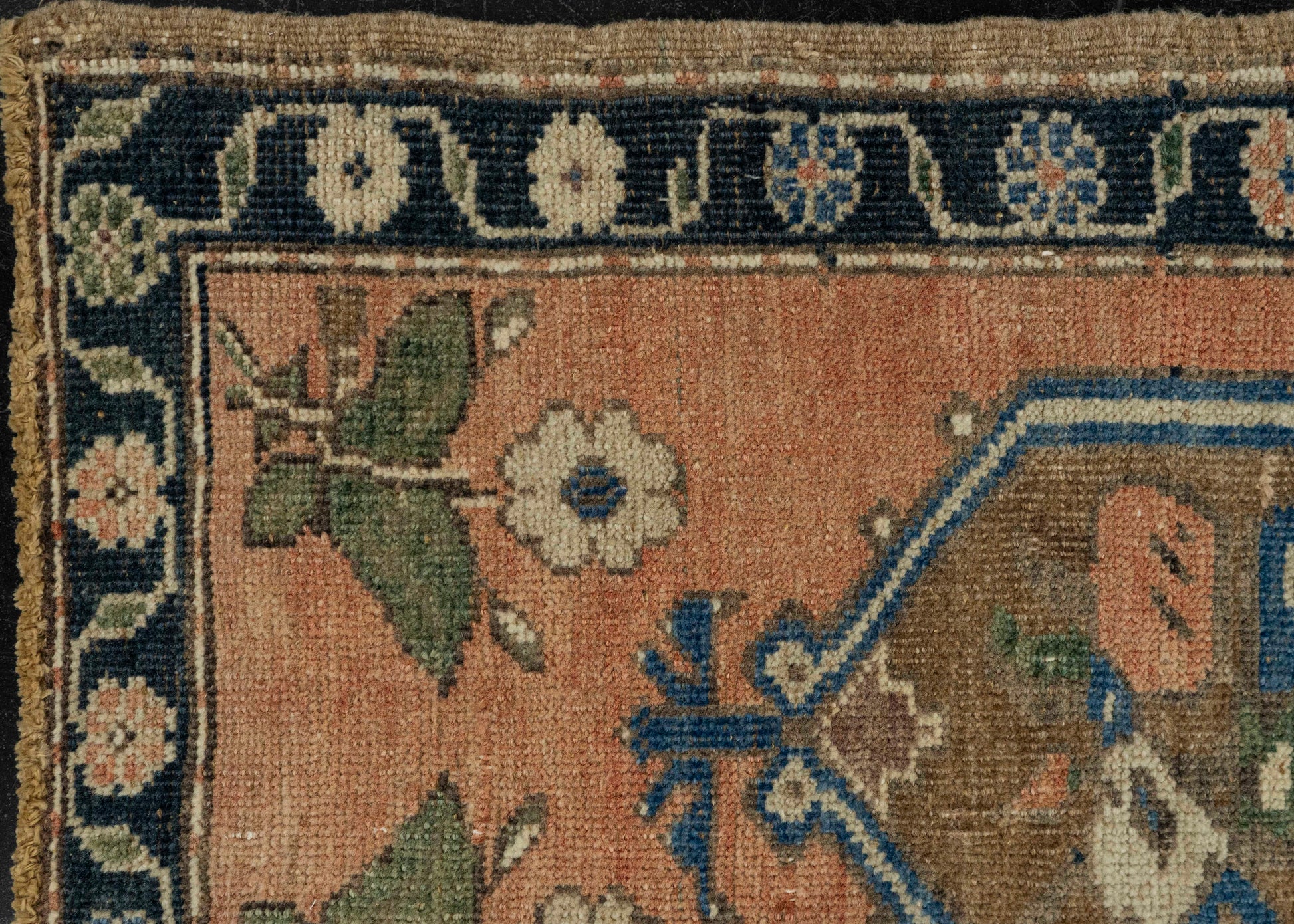 Turkish Mini Rug Oriental Hand Knotted Vintage Rug 1'6" x 2'8" #21277