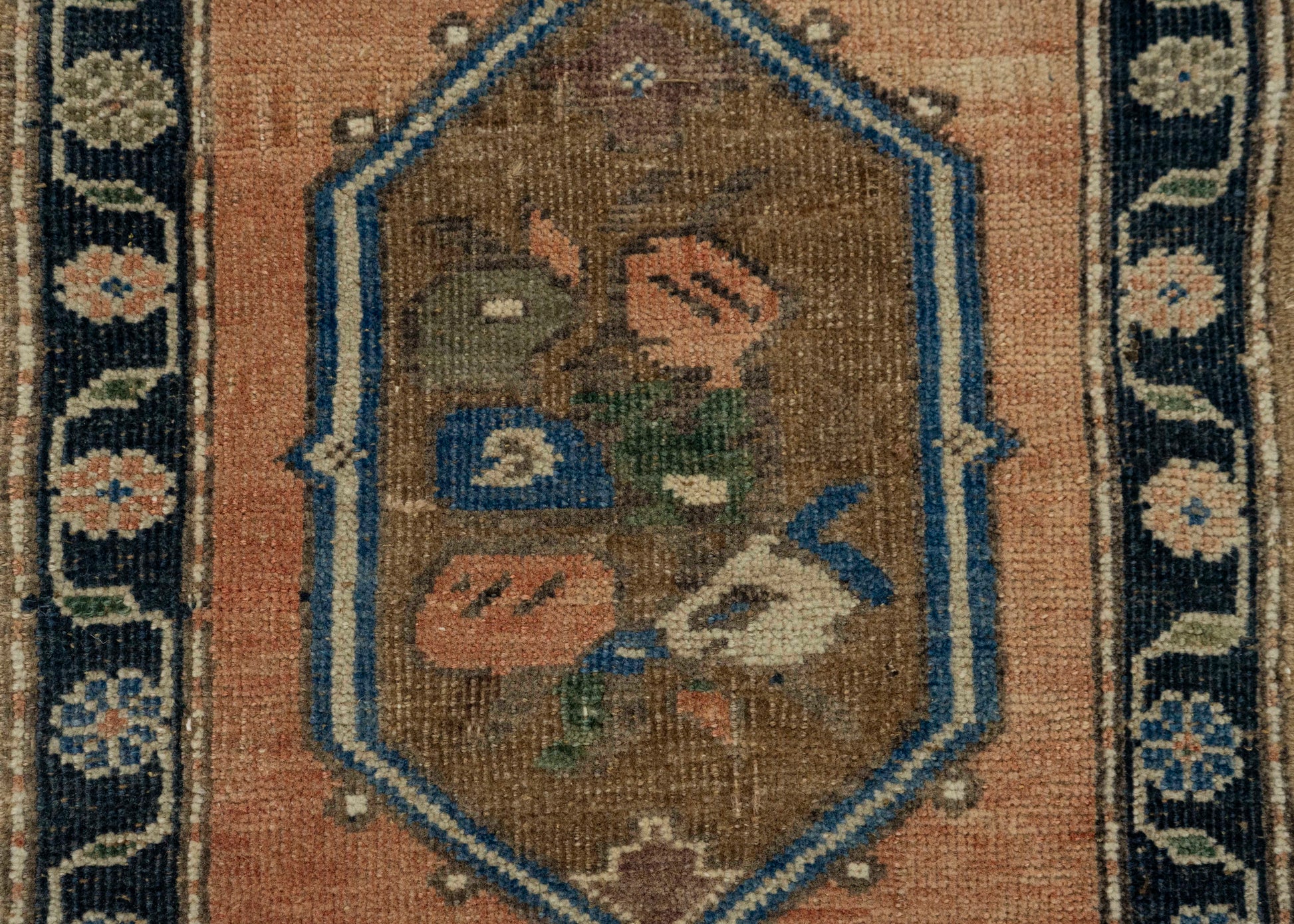 Turkish Mini Rug Oriental Hand Knotted Vintage Rug 1'6" x 2'8" #21277
