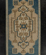 Turkish Mini Rug Oriental Hand Knotted Vintage Rug 1'6" x 2'7" #21223