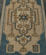 Turkish Mini Rug Oriental Hand Knotted Vintage Rug 1'6" x 2'7" #21223