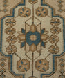 Turkish Mini Rug Oriental Hand Knotted Vintage Rug 1'6" x 2'7" #21223