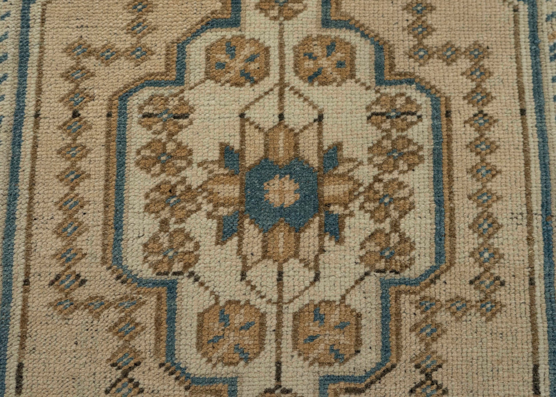 Turkish Mini Rug Oriental Hand Knotted Vintage Rug 1'6" x 2'7" #21223