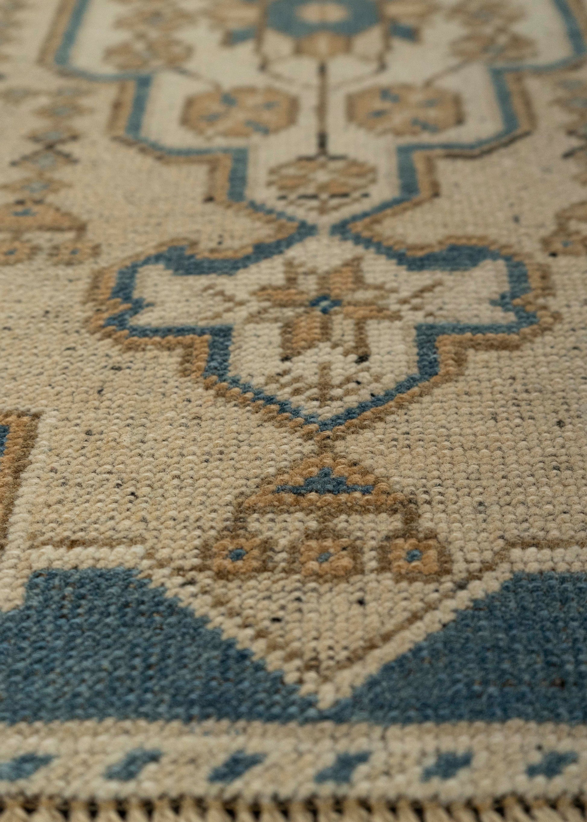 Turkish Mini Rug Oriental Hand Knotted Vintage Rug 1'6" x 2'7" #21223