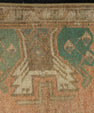 Turkish Mini Rug Oriental Hand Knotted Vintage Rug 1'8" x 3'2 #21293
