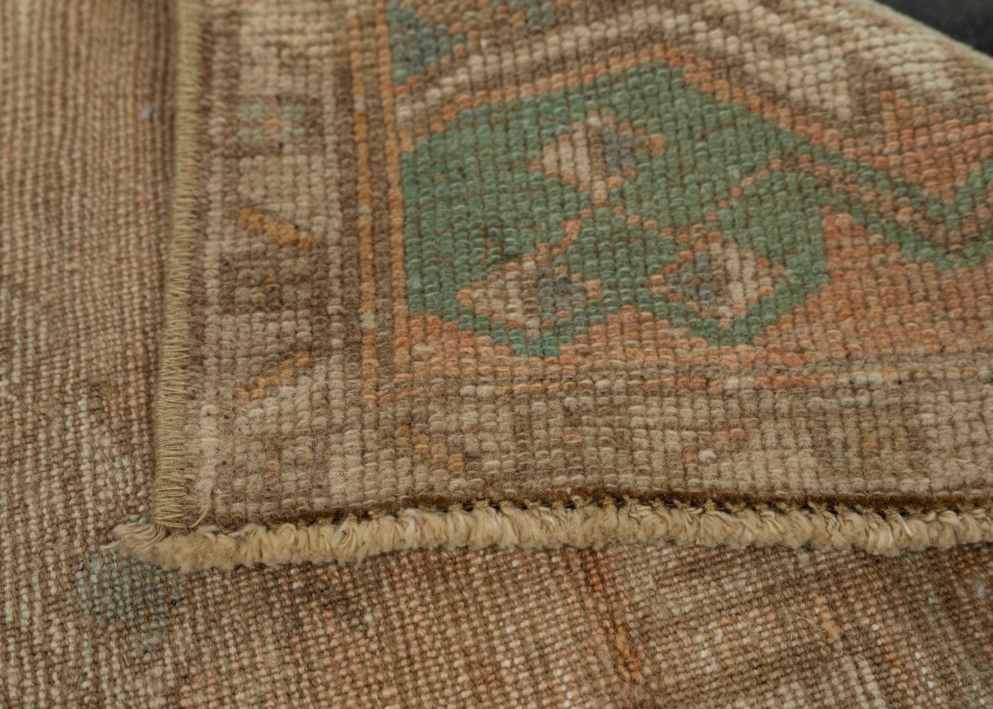 Turkish Mini Rug Oriental Hand Knotted Vintage Rug 1'8" x 3'2 #21293