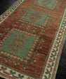 Turkish Mini Rug Oriental Hand Knotted Vintage Rug 1'7" x 3'1" #21296