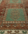 Turkish Mini Rug Oriental Hand Knotted Vintage Rug 1'7" x 3'1" #21296