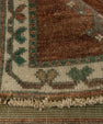Turkish Mini Rug Oriental Hand Knotted Vintage Rug 1'7" x 3'1" #21296