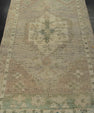 Turkish Mini Rug Oriental Hand Knotted Vintage Rug 1'7" x 2'10" #21217