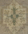 Turkish Mini Rug Oriental Hand Knotted Vintage Rug 1'7" x 2'10" #21217