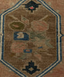 Turkish Mini Rug Oriental Hand Knotted Vintage Rug 1'6" x 2'7" #21218