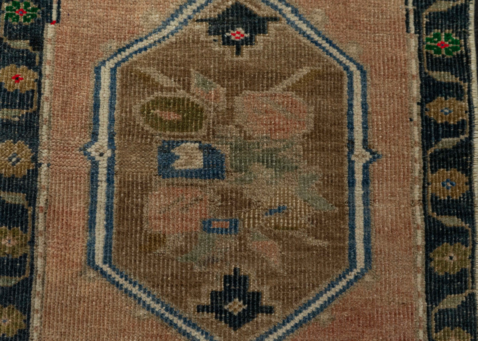Turkish Mini Rug Oriental Hand Knotted Vintage Rug 1'6" x 2'7" #21218
