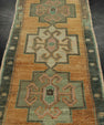 Turkish Mini Rug Oriental Hand Knotted Vintage Rug 1'6" x 3'1" #21235