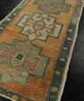 Turkish Mini Rug Oriental Hand Knotted Vintage Rug 1'6" x 3'1" #21235