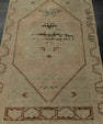 Turkish Mini Rug Oriental Hand Knotted Vintage Rug 1'10" x 3'3" #21054