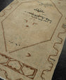 Turkish Mini Rug Oriental Hand Knotted Vintage Rug 1'10" x 3'3" #21054