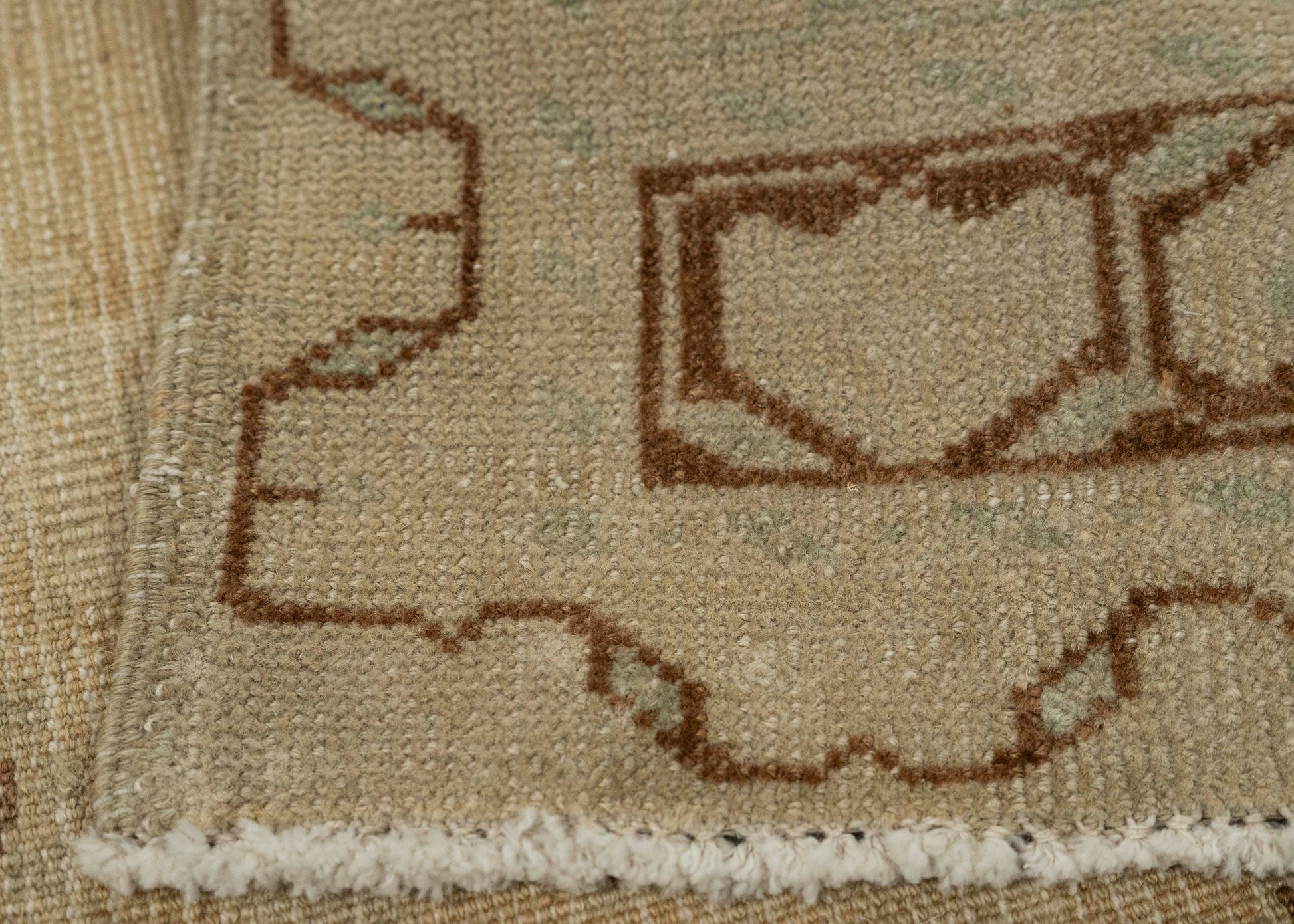 Turkish Mini Rug Oriental Hand Knotted Vintage Rug 1'10" x 3'3" #21054
