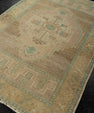 Turkish Mini Rug Oriental Hand Knotted Vintage Rug 1'10" x 2'10" #21053