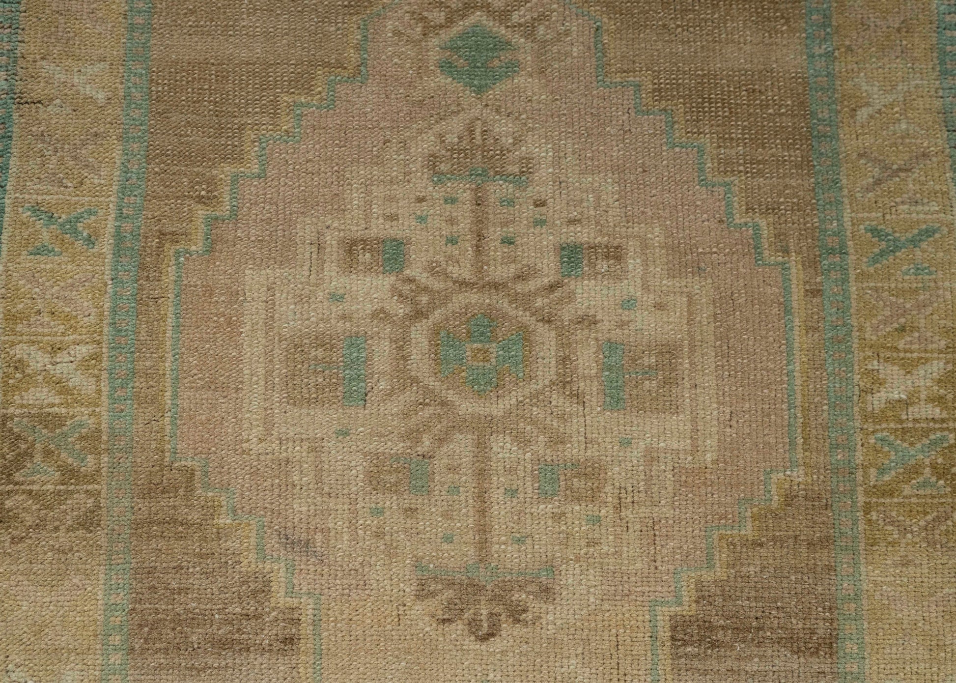 Turkish Mini Rug Oriental Hand Knotted Vintage Rug 1'10" x 2'10" #21053