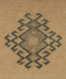 Turkish Mini Rug Oriental Hand Knotted Vintage Rug 1'7" x 2'8" #21254