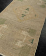 Turkish Mini Rug Oriental Hand Knotted Vintage Rug 1'8" x 3'5" #21253