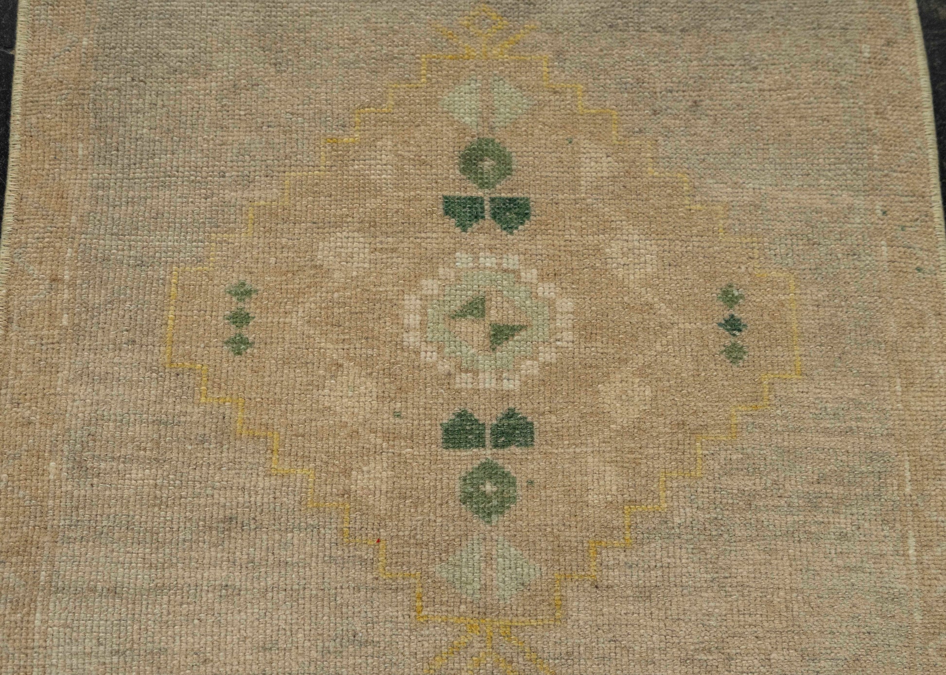 Turkish Mini Rug Oriental Hand Knotted Vintage Rug 1'8" x 3'5" #21253
