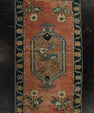 Turkish Mini Rug Oriental Hand Knotted Vintage Rug 1'6" x 2'10" #21226