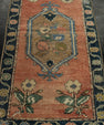 Turkish Mini Rug Oriental Hand Knotted Vintage Rug 1'6" x 2'10" #21226
