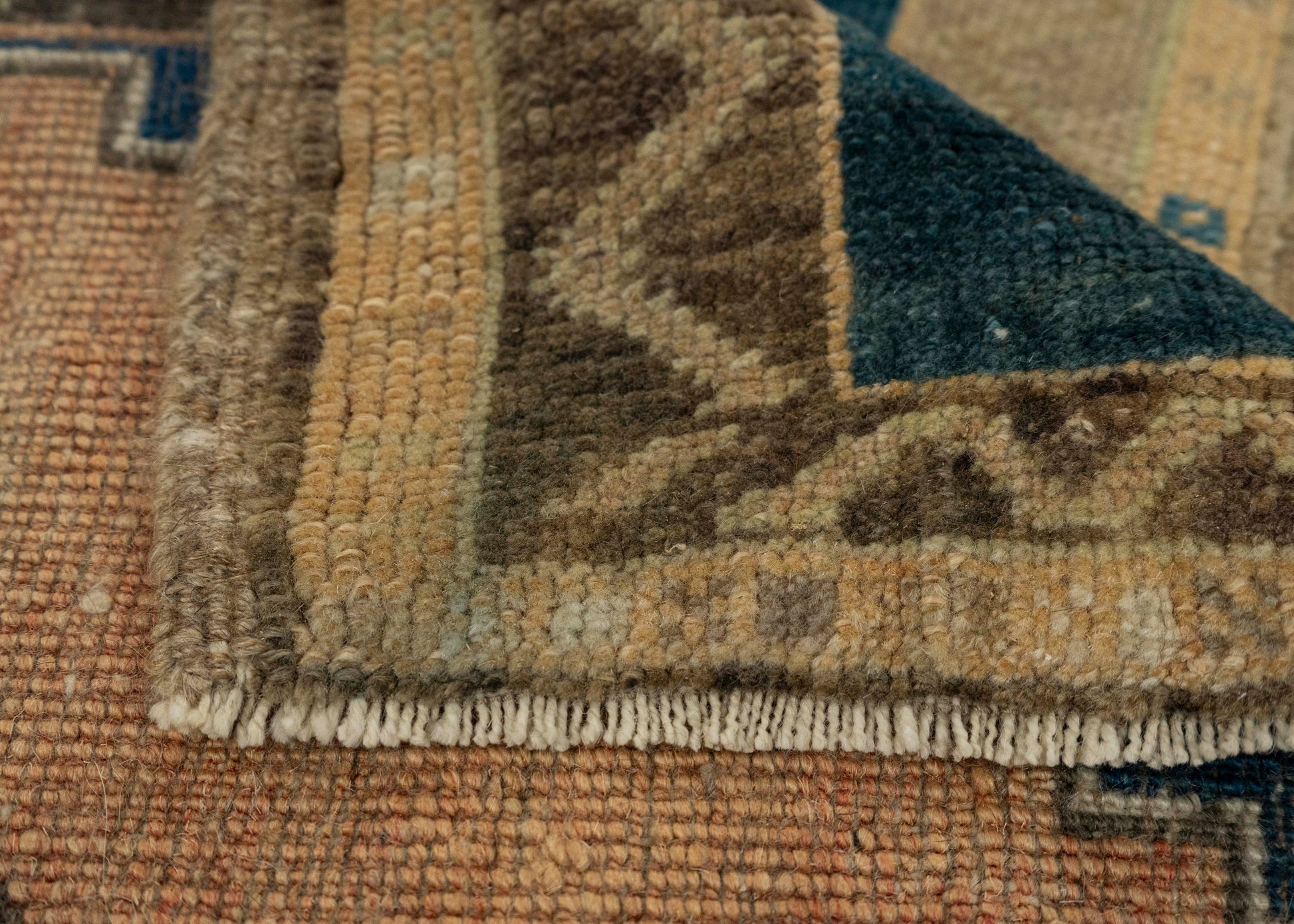 Turkish Mini Rug Oriental Hand Knotted Vintage Rug 1'10" x 2'10" #21192
