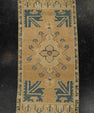 Turkish Mini Rug Oriental Hand Knotted Vintage Rug 1'9" x 3'7" #21231