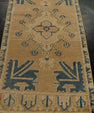Turkish Mini Rug Oriental Hand Knotted Vintage Rug 1'9" x 3'7" #21231