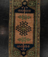Turkish Mini Rug Oriental Hand Knotted Vintage Rug 1'7" x 3'2" #21216