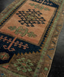Turkish Mini Rug Oriental Hand Knotted Vintage Rug 1'7" x 3'2" #21216
