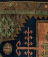 Turkish Mini Rug Oriental Hand Knotted Vintage Rug 1'7" x 3'2" #21216