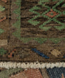 Turkish Mini Rug Oriental Hand Knotted Vintage Rug 1'7" x 3'2" #21216