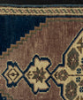 Turkish Mini Rug Oriental Hand Knotted Vintage Rug 1'5" x 2'6" #21208