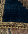 Turkish Mini Rug Oriental Hand Knotted Vintage Rug 1'5" x 2'6" #21208