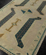 Turkish Mini Rug Oriental Hand Knotted Vintage Rug 1'11" x 3'2" #21211