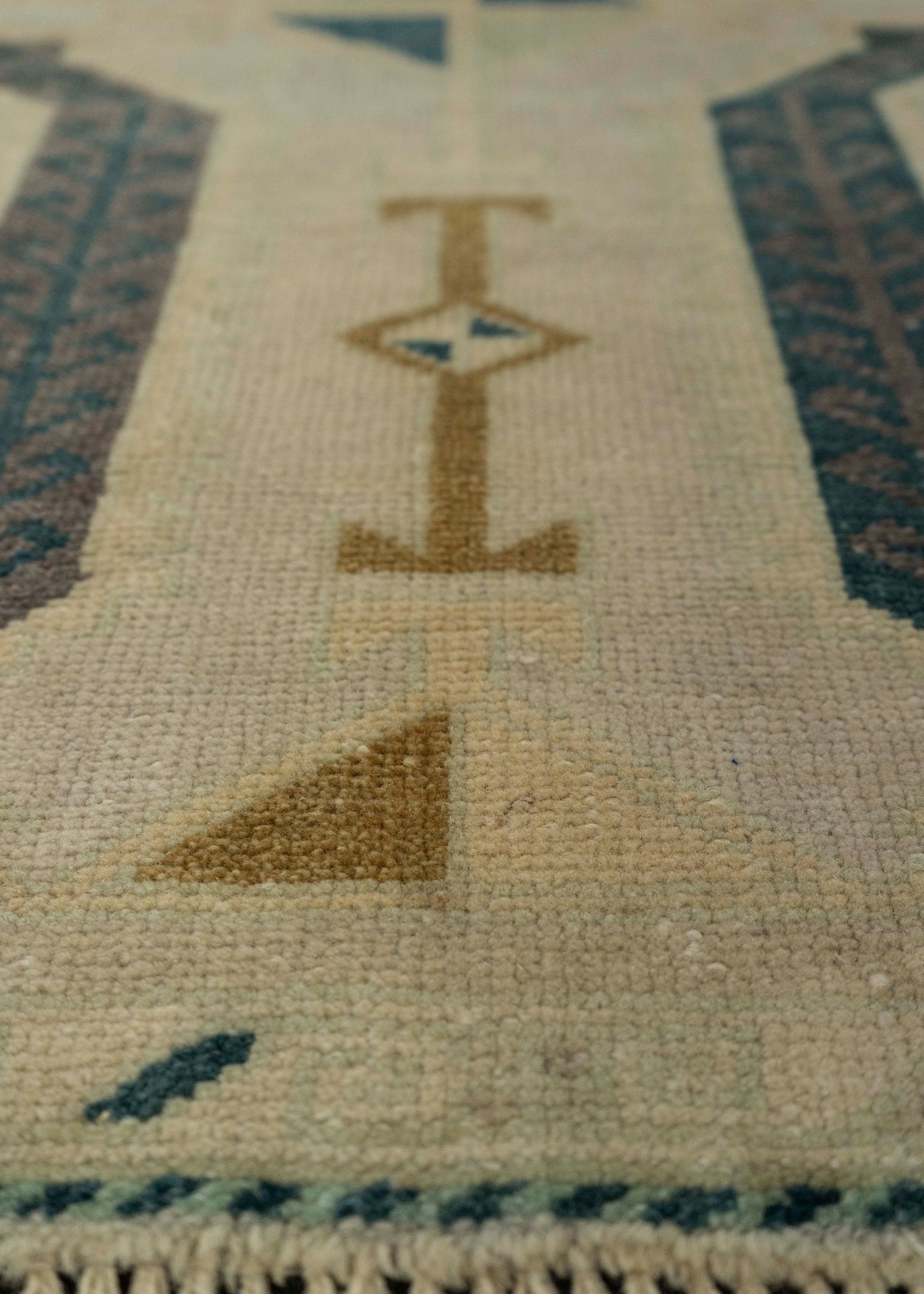 Turkish Mini Rug Oriental Hand Knotted Vintage Rug 1'11" x 3'2" #21211