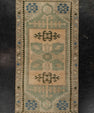 Turkish Mini Rug Oriental Hand Knotted Vintage Rug 1'8" x 3'3" #21102